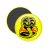 Cobra Kai Yellow, Μαγνητάκι ψυγείου στρογγυλό διάστασης 5cm
