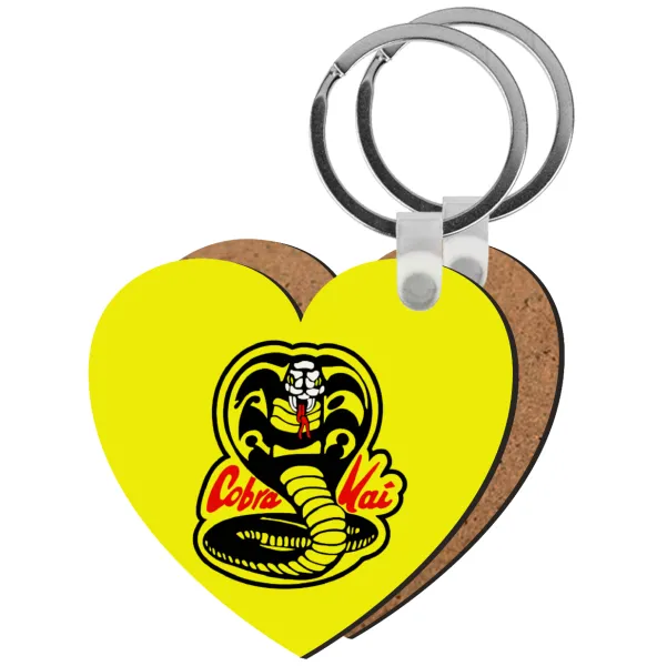 Cobra Kai Yellow — Ξύλινο καρδιά