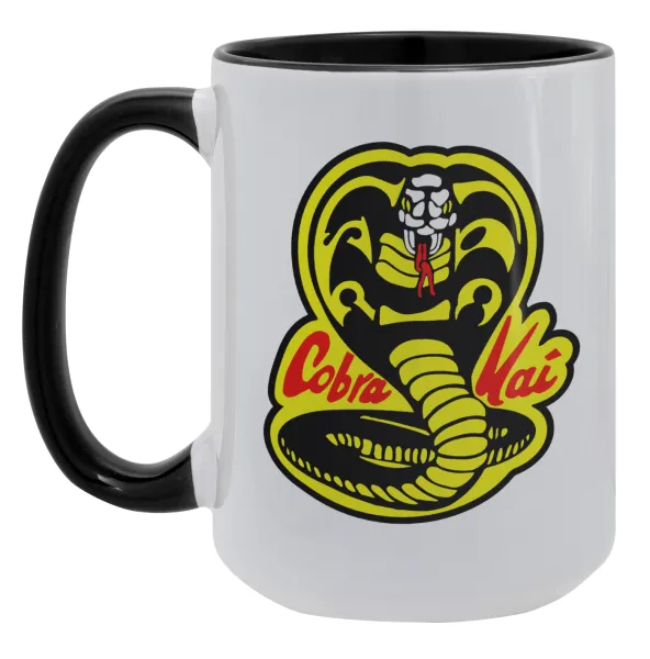 Cobra Kai Yellow — Mega 15oz Μαύρη
