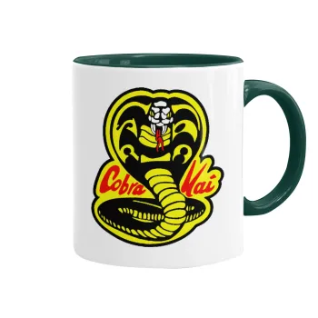 Cobra Kai Yellow, Mug colored green, ceramic, 330ml