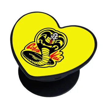 Cobra Kai Yellow, Phone Holders Stand  καρδιά Μαύρο Βάση Στήριξης Κινητού στο Χέρι