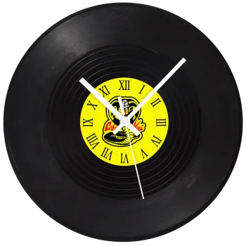 Cobra Kai Yellow, Ρολόι τοίχου Βινύλιο (30cm)