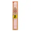 Easter Set, wooden keychain & scented flat Easter candle (30cm) (PINK)