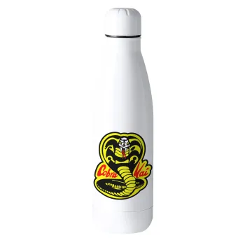 Cobra Kai Yellow, Μεταλλικό παγούρι θερμός (Stainless steel), 500ml