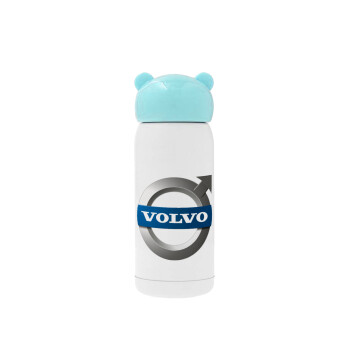 VOLVO, Γαλάζιο ανοξείδωτο παγούρι θερμό (Stainless steel), 320ml