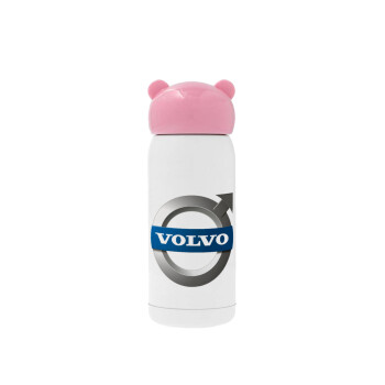 VOLVO, Ροζ ανοξείδωτο παγούρι θερμό (Stainless steel), 320ml