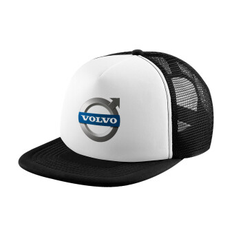 VOLVO, Καπέλο Soft Trucker με Δίχτυ Black/White 