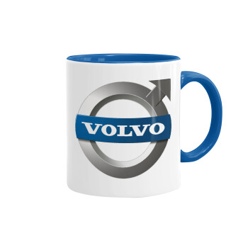 VOLVO, Mug colored blue, ceramic, 330ml