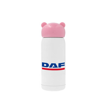 DAF, Ροζ ανοξείδωτο παγούρι θερμό (Stainless steel), 320ml