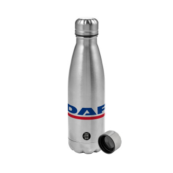 DAF, Metallic water bottle, stainless steel, 750ml