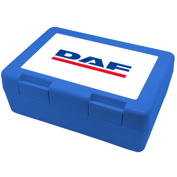 DAF, Παιδικό δοχείο κολατσιού ΜΠΛΕ 185x128x65mm (BPA free πλαστικό)