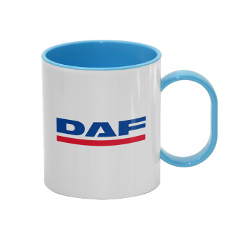 DAF, Κούπα (πλαστική) (BPA-FREE) Polymer Μπλε για παιδιά, 330ml