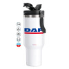Mega Stainless steel Tumbler with lid, double wall 1,2L