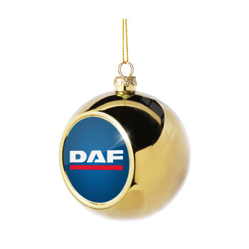 DAF, Χριστουγεννιάτικη μπάλα δένδρου Χρυσή 8cm