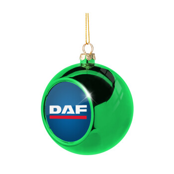 DAF, Χριστουγεννιάτικη μπάλα δένδρου Πράσινη 8cm