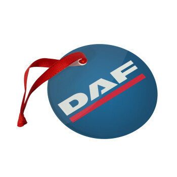 DAF, Christmas ornament glass 9cm