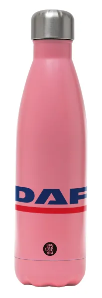 DAF — Μεταλλικό παγούρι θερμός Ροζ Ματ (Stainless steel), διπλού τοιχώματος, 500ml