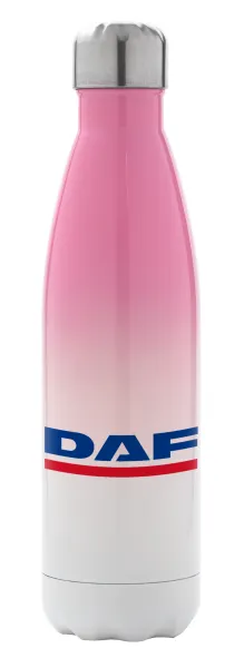 DAF — Metal mug thermos Pink/White (Stainless steel), double wall, 500ml