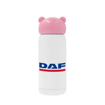 DAF, Ροζ ανοξείδωτο παγούρι θερμό (Stainless steel), 320ml