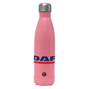 DAF, Metal mug thermos Pink Mat (Stainless steel), double wall, 500ml