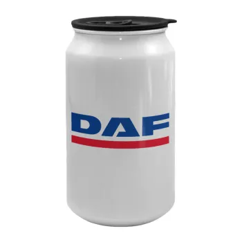 DAF, Κούπα ταξιδιού μεταλλική με καπάκι (tin-can) 500ml
