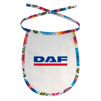 DAF, Σαλιάρα μωρού αλέκιαστη με κορδόνι Χρωματιστή