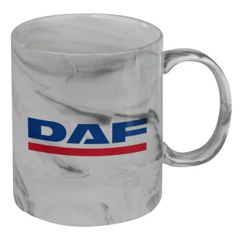 DAF, Mug ceramic marble style, 330ml
