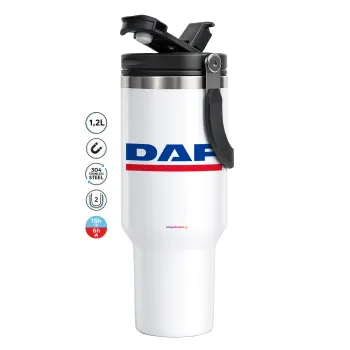 DAF, Mega Stainless steel Tumbler with lid, double wall 1,2L