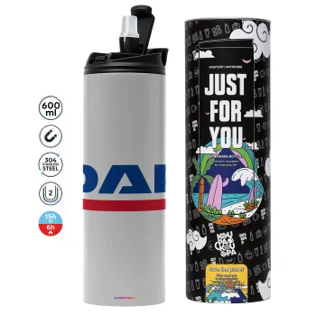 DAF, Tumbler stainless steel GREY 600ml