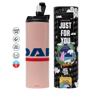 DAF, Tumbler stainless steel PINK 600ml