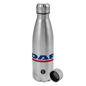 DAF, Metallic water bottle, stainless steel, 750ml