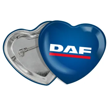 DAF, Κονκάρδα παραμάνα καρδιά (57x52mm)