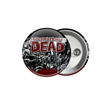 The walking dead comic drawing zombie, Κονκάρδα παραμάνα 5.9cm