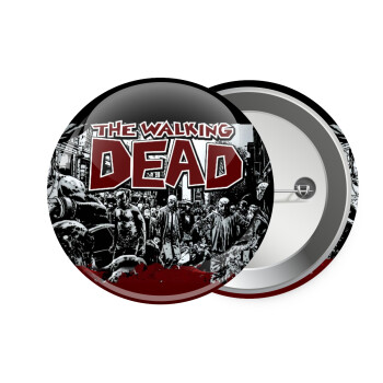 The walking dead comic drawing zombie, Κονκάρδα παραμάνα 7.5cm