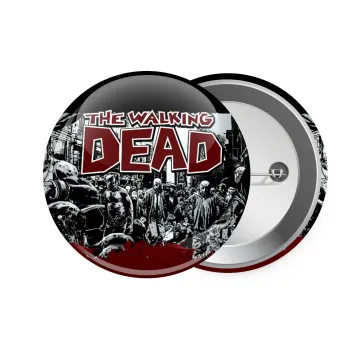 The walking dead comic drawing zombie, Κονκάρδα παραμάνα 7.5cm