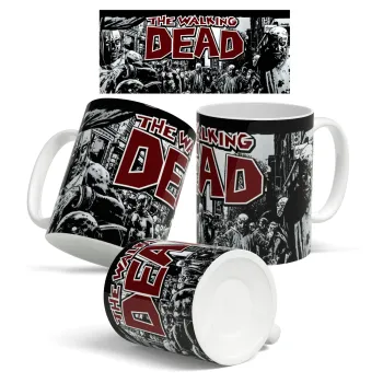 The walking dead comic drawing zombie, Κούπα, κεραμική, 330ml
