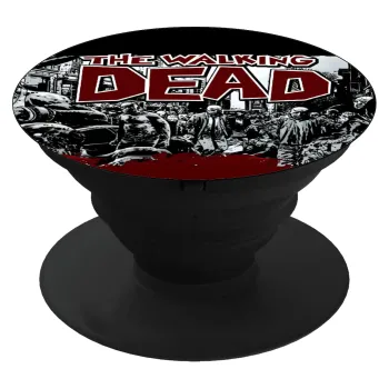 The walking dead comic drawing zombie, Phone Holders Stand  Black Hand-held Mobile Phone Holder