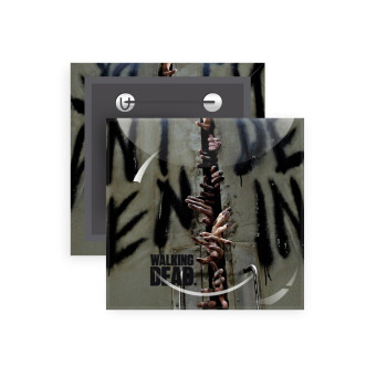 The walking dead hands, Κονκάρδα παραμάνα τετράγωνη 5x5cm