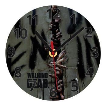 The walking dead hands, Ρολόι τοίχου γυάλινο (20cm)