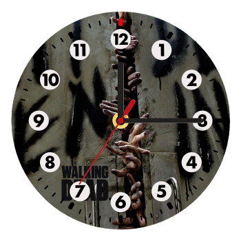 The walking dead hands, Wooden wall clock (20cm)