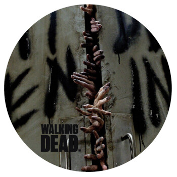 The walking dead hands, Mousepad Round 20cm