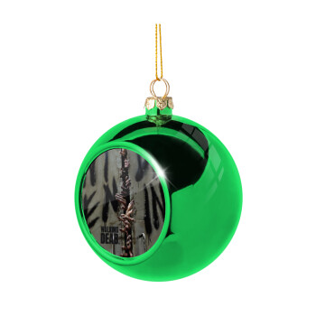 The walking dead hands, Χριστουγεννιάτικη μπάλα δένδρου Πράσινη 8cm