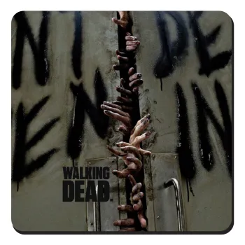 The walking dead hands, Τετράγωνο μαγνητάκι ξύλινο 9x9cm