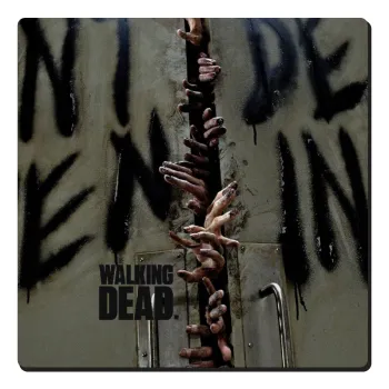 The walking dead hands, Τετράγωνο μαγνητάκι ξύλινο 6x6cm