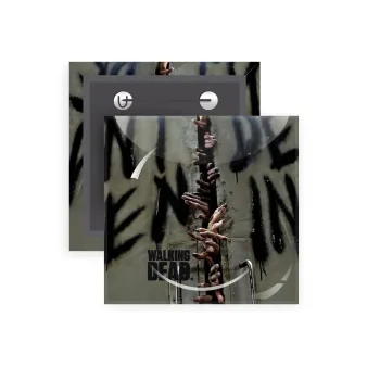 The walking dead hands, Κονκάρδα παραμάνα τετράγωνη 5x5cm