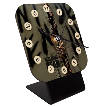 The walking dead hands, Επιτραπέζιο ρολόι σε φυσικό ξύλο (10cm)