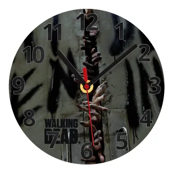 The walking dead hands, Ρολόι τοίχου γυάλινο (20cm)