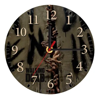 The walking dead hands, Ρολόι τοίχου ξύλινο plywood (20cm)