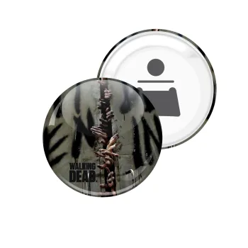 The walking dead hands, Μαγνητάκι και ανοιχτήρι μπύρας στρογγυλό διάστασης 5,9cm