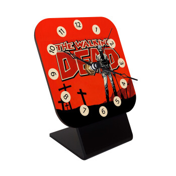 The Walking Dead, Quartz Table clock in natural wood (10cm)